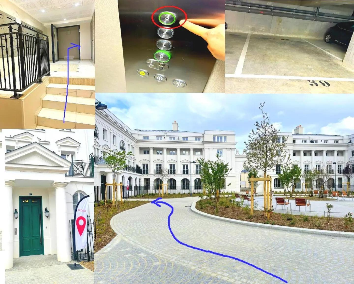 Le Cartier Appt F3, 7Mn Disneyland, Parking,Terrace Сери Екстериор снимка