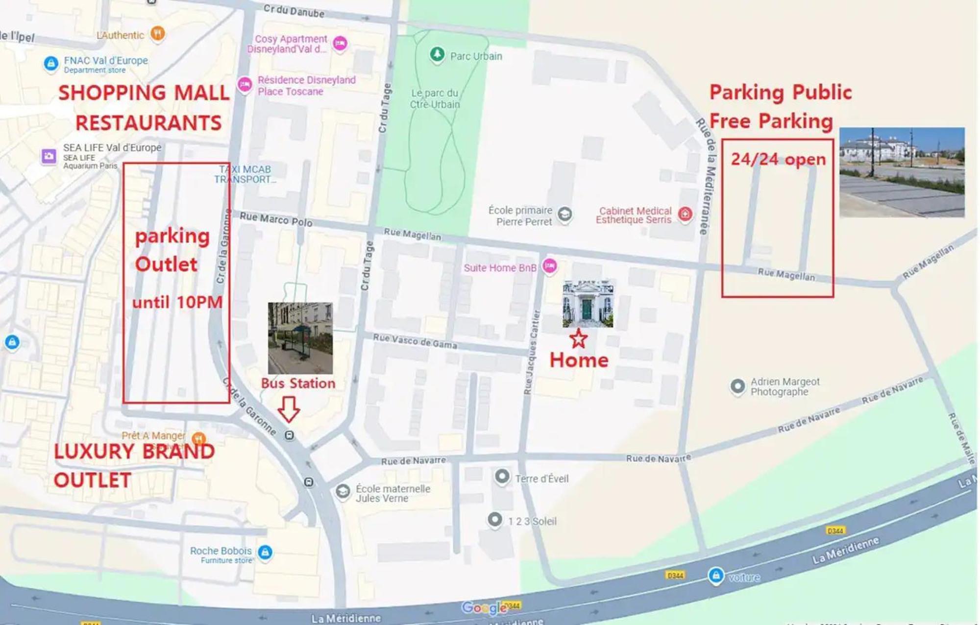 Le Cartier Appt F3, 7Mn Disneyland, Parking,Terrace Сери Екстериор снимка