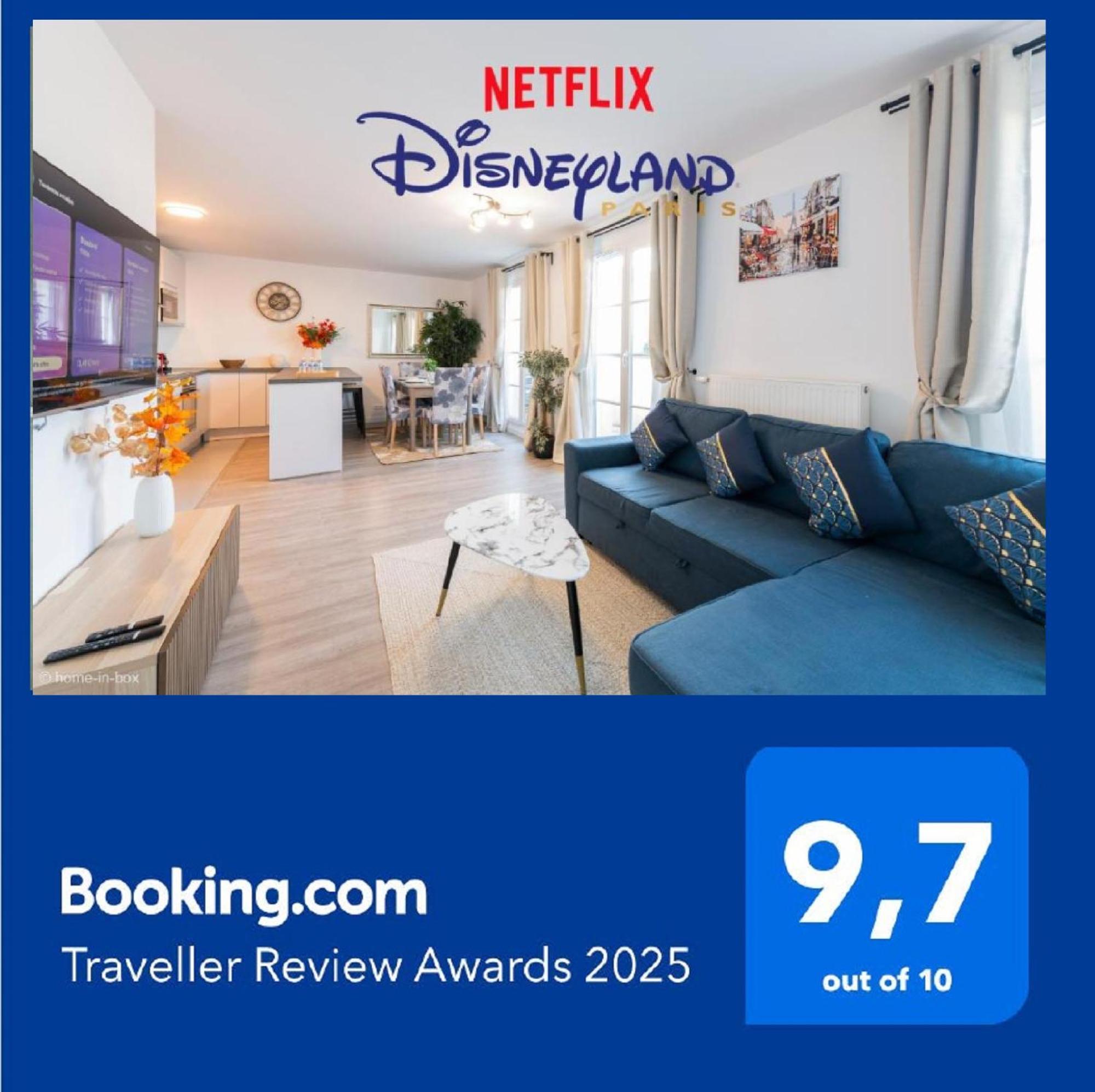 Le Cartier Appt F3, 7Mn Disneyland, Parking,Terrace Сери Екстериор снимка